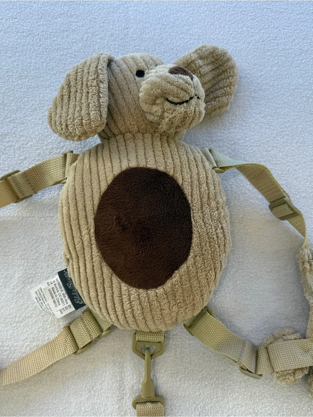 Eddie Bauer goldbug 2 in 1 harness buddy Plush puppy toddler safety Backpack